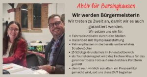 Doppelspitze im Rathaus bilden Thomas Struß und Kerstin Beckmann